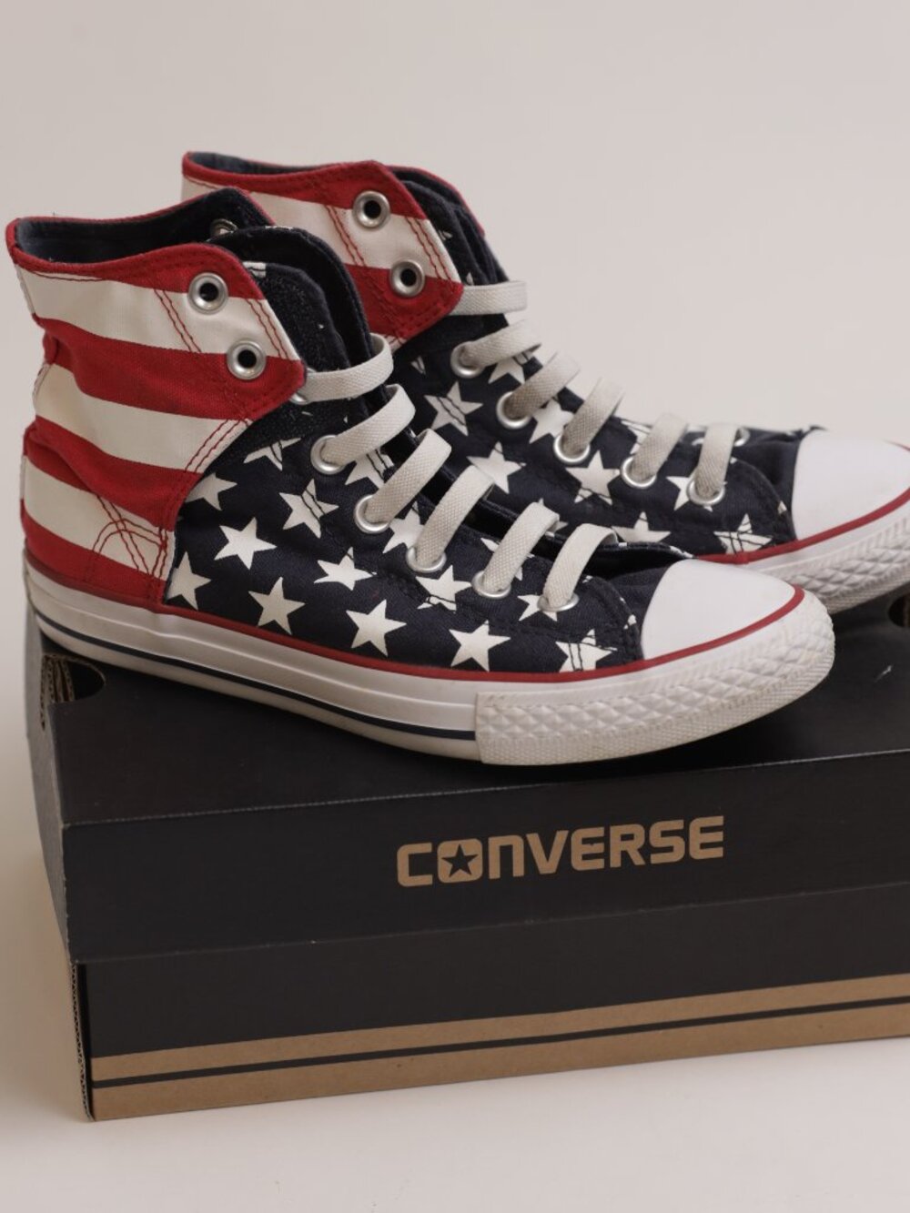 Converse 622366F American Flag Red White Blue Youth 3
